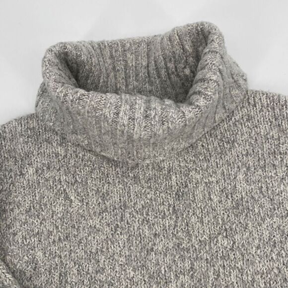 Eddie Bauer Lounge Turtleneck Rag Wool Sweater Soft & Cozy‎ Grey XS - Picture 2 of 10